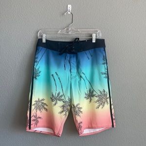 American Eagle bathing suit, size small, red, blue